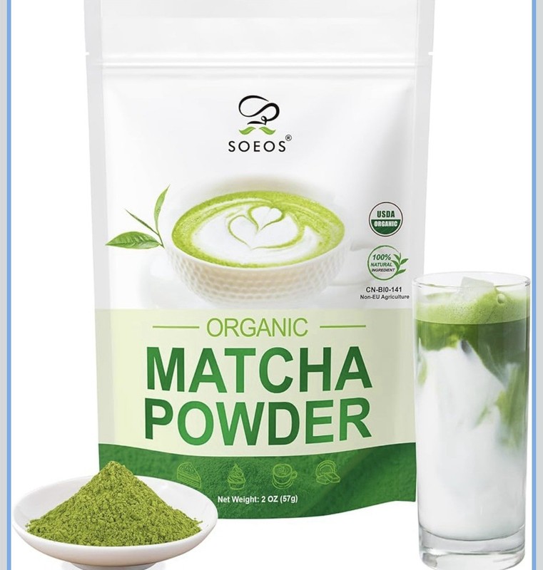 Organic Matcha Powder, Matcha Green Tea Powder, 2 oz (57g), Antioxidant-Rich