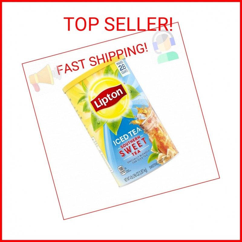 Lipton Southern Sweet Iced Tea Mix, Makes 28 Quarts, 1 Pack