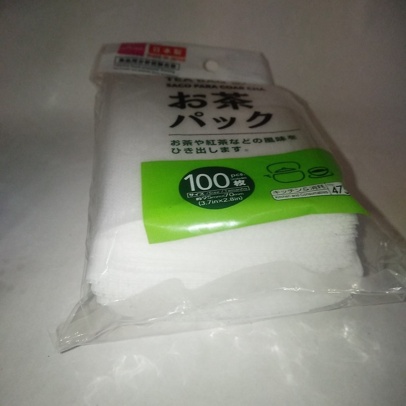 DAISO Tea Filter Bags 200pcs Disposable Paper Tea Bags 100x2 Made in Japan gallery