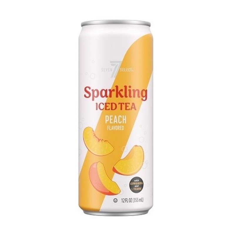 24 Pack - 7 Select Sparkling Iced Tea Peach - 12 Fl Oz - Ex. 05/2026