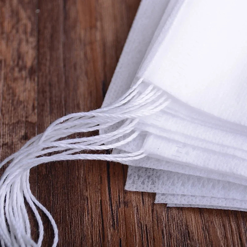 Disposable Teabags Empty Scented Tea Bags with String Heal Seal Filter Paper for gallery