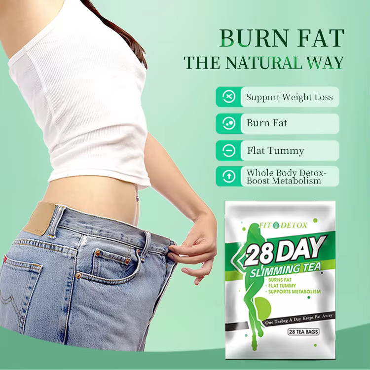 Slimming Tea Energy Boost Burn Fat Gut Cleanser Weight Loss Herbal Detox 28 days