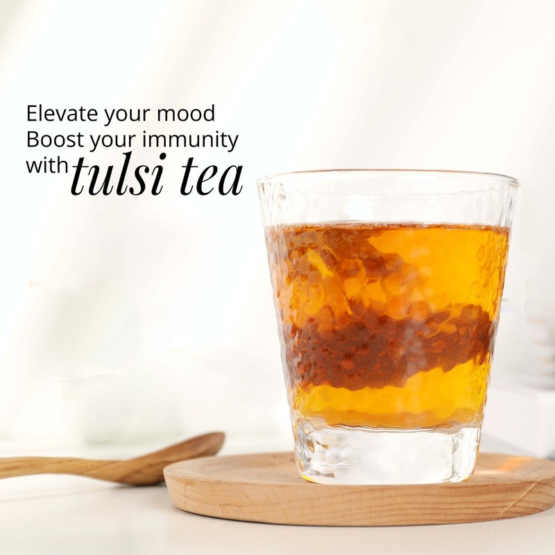 75 Organic Holy Basil Tea Bags, Pure Tulsi Holy Basil, Tulsi Tea, Caffeine Free gallery