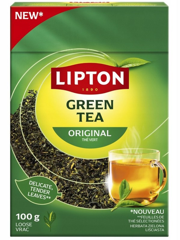 NEW LIPTON GREEN TEA ORIGINAL LEAF – 100G – THE VERT – LOOSE TEA