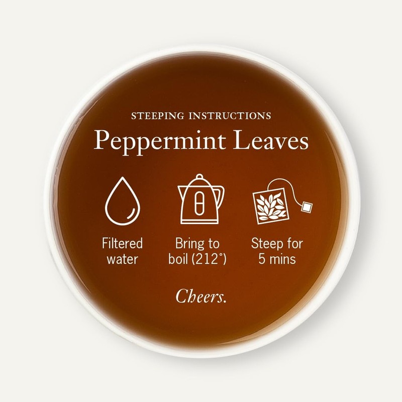 Steven Smith Teamaker Peppermint Leaves No. 45, Herbal 36 Count (Pack of 1) gallery