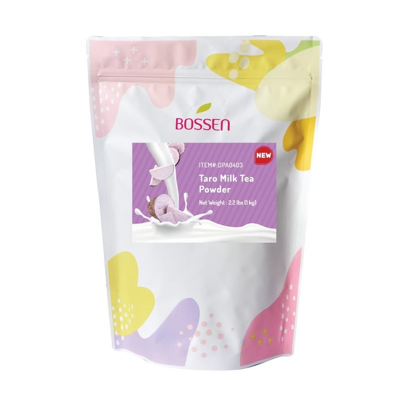 Bossen Bubble Tea All-in-One Powder Mix.. Taro.. ( Exp. 1/10/26) .. NEW.. Sealed