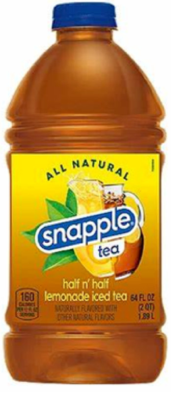 Snapple Half ‘n Half Tea and Lemonade, Iced Tea Drink, 64 fl oz