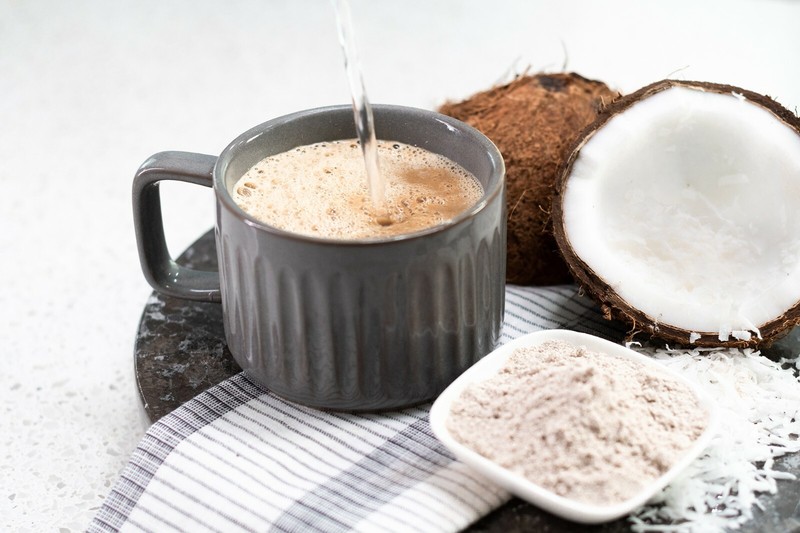 CAcafe Coconut Tea, Green Tea Infused with Coconut 19.05oz gallery