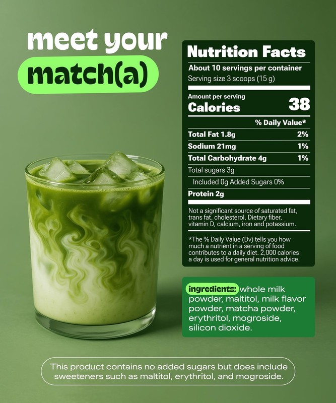 MatchaDNA Matcha Latte – Sweet Powder with 5.3 Ounce (Pack of 1) gallery