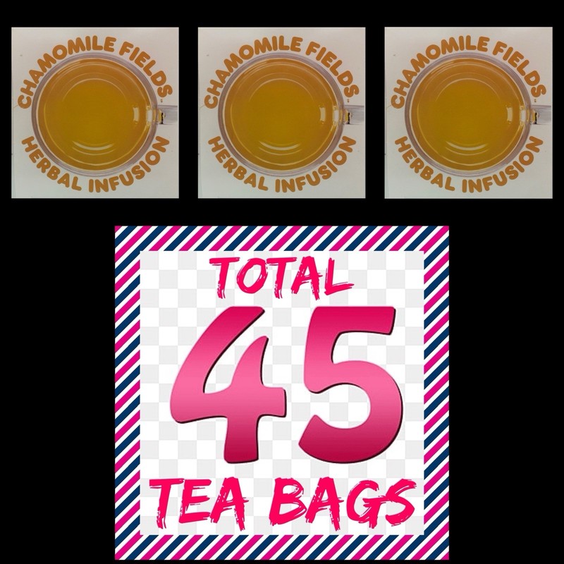 Dunkin Donuts Chamomile Fields Herbal Infusion Tea 3 BOX Total 45 tea bags