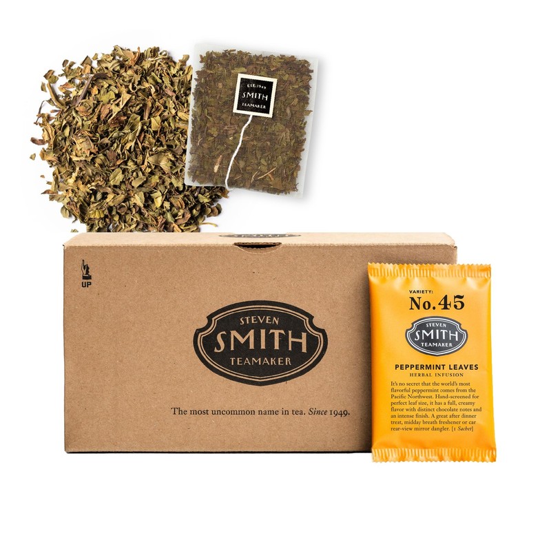 Steven Smith Teamaker Peppermint Leaves No. 45, Herbal 36 Count (Pack of 1)