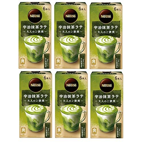 Nestle Adult Reward Uji Matcha Latte 6 Sticks x 6 Boxes Powder from Japan 8383