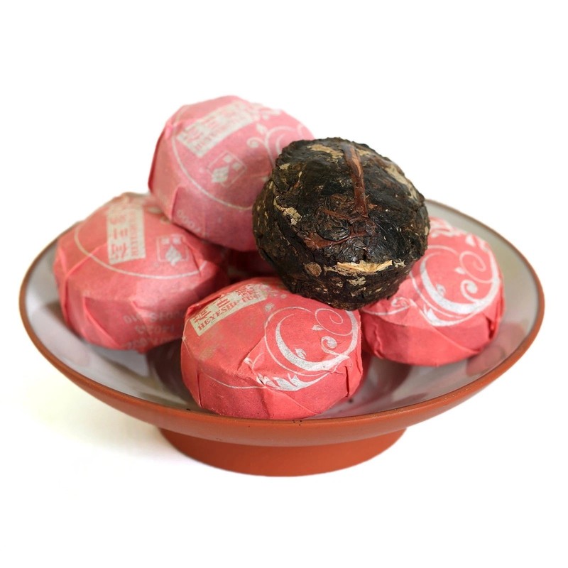 2015 yr Lotus Leaf Flavored Mini Ripe Cake Fitness puer Pu’er Pu erh Tea 40PCS
