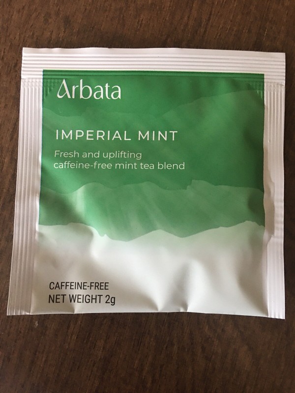 Arbata Imperial Peppermint Tea, Pyramid Tea Bags 12 Tea Sachets~Caffeine-Free gallery