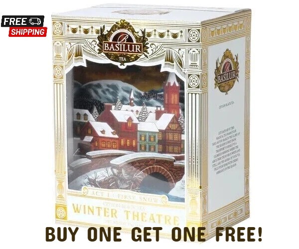 BASILUR WINTER THEATER ACT :1 FIRST SNOW PURE BLACK CEYON TEA