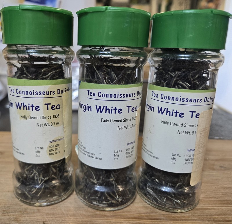 Virgin White Tea 3 Bottles = 60 Grams Unopened