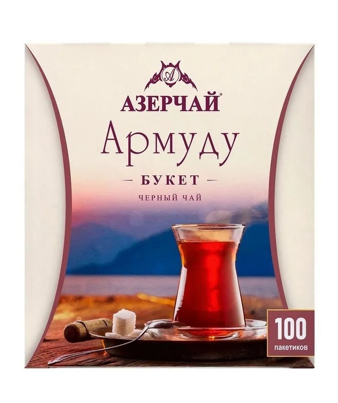 Азерчай / Azercay Black Tea “Armudy” – 100 Tea Bags – Authentic Azeri Black Tea gallery