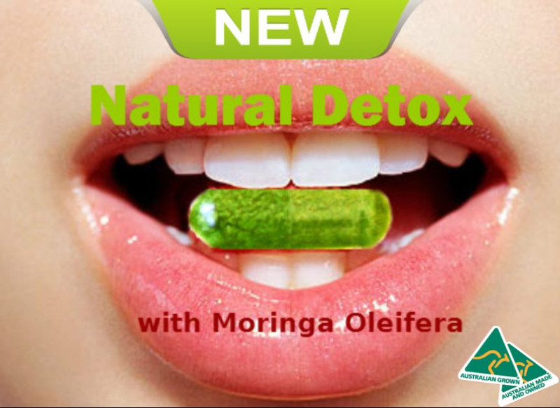 MADE IN AUSTRALIA Moringa Oleifera Veggie Capsules 3 x 100 Natural Detox