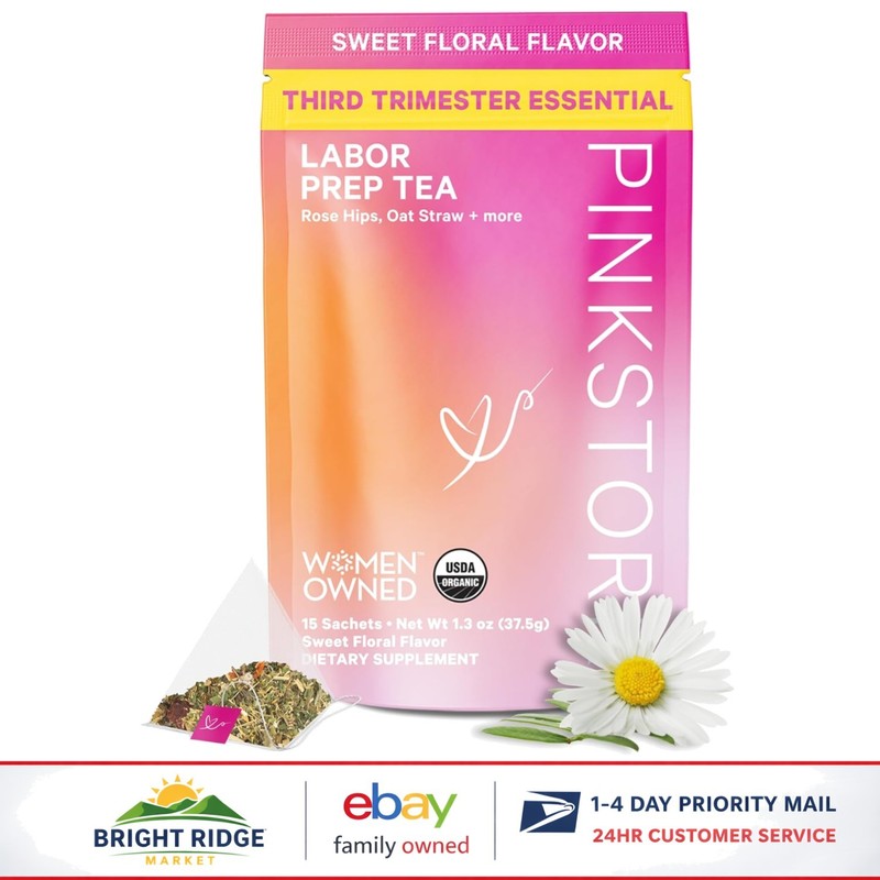 Sweet Floral Tea Blend for Third Trimester Pregnancy and Postpartum Recovery