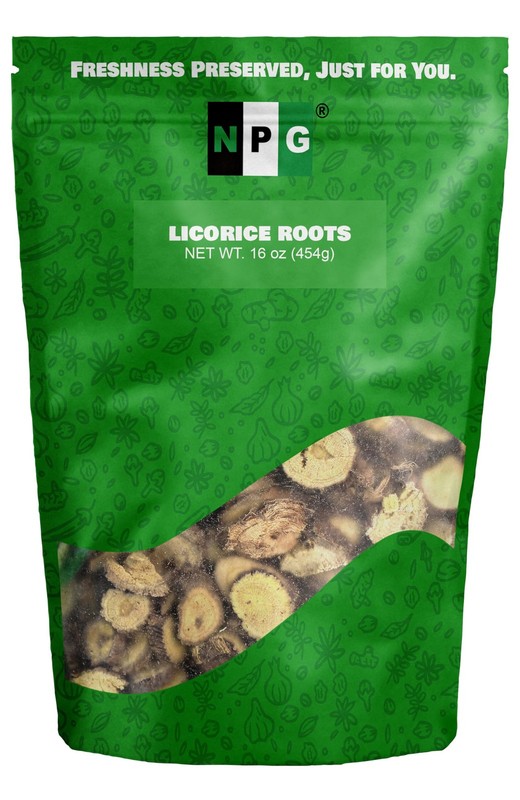 Licorice Root Slices 16 Oz, Gan Cao Slice for 1 Pound (Pack of 1)