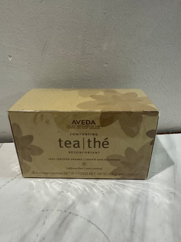 Aveda Comforting Tea Bags 20 Count NEW SEALED BOX Best By 12/2028