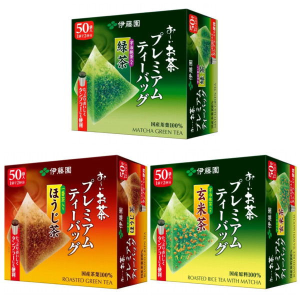 Authentic Japanese Green Tea Collection: 3 Traditional Flavors 150 Bags Itoen
