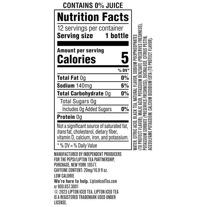 Brand New 12 Pack Diet Peach Iced Tea 16.9 Fl Oz Bottles gallery