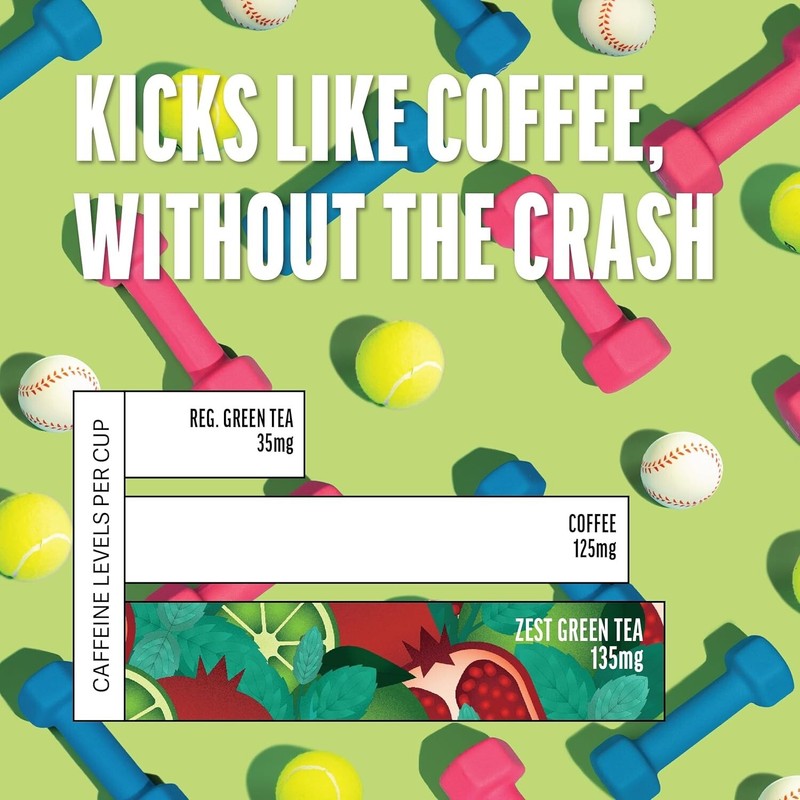 Healthy Black Coffee Substitute - High Caffeine Tea with Amino Acids, 15 Sachets gallery