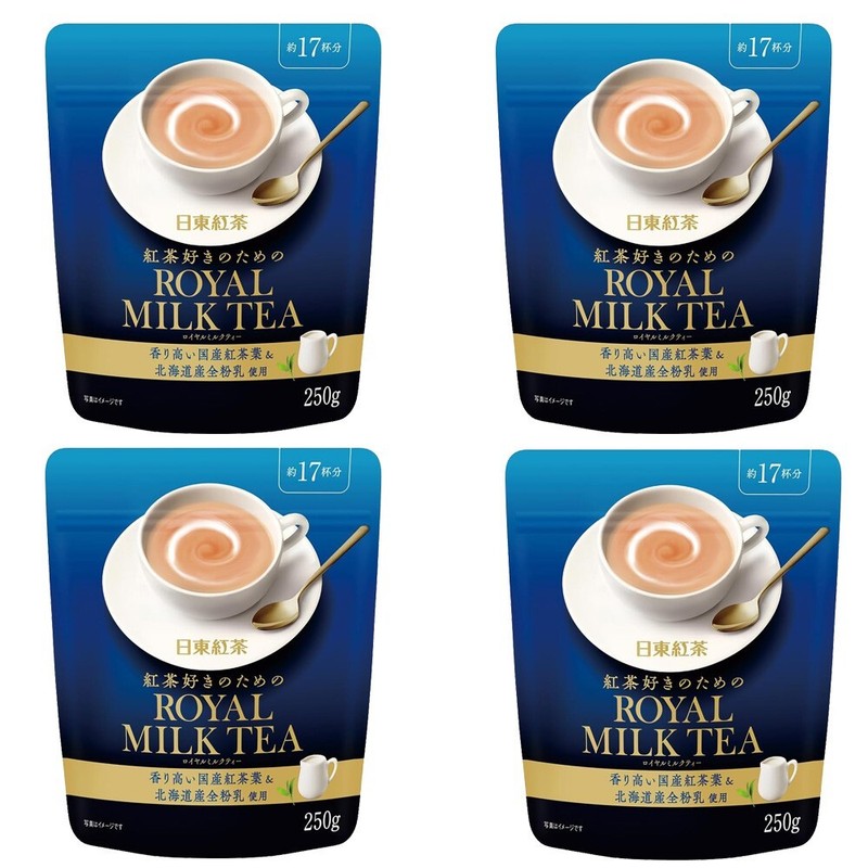 Mitsui Norin Nitto Black Tea Royal Milk Tea 250g x 4 pieces