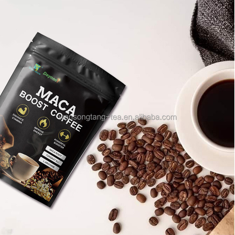 Maca Coffee Chocolate Flavor Herbal Instant Coffee Natural Energy Drink Men