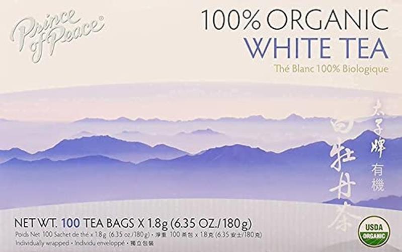 Prince of Peace® Organic White Tea 100ct Assorted Sizes