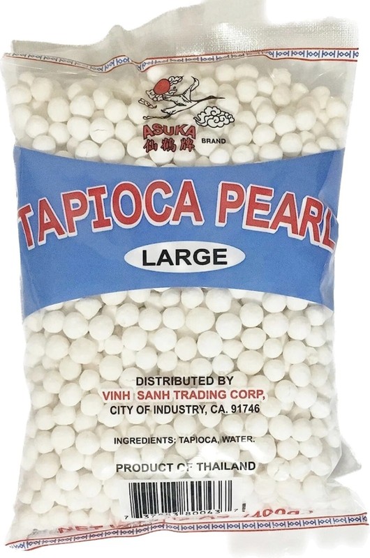 14oz Asuka White Tapioca Pearl Large – Boba Sago – Gluten Free