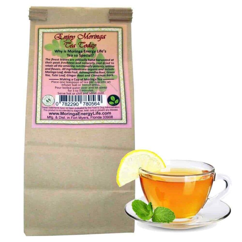 Moringa Ginger & Turmeric Tea Loose Leaf 3.4 oz gallery