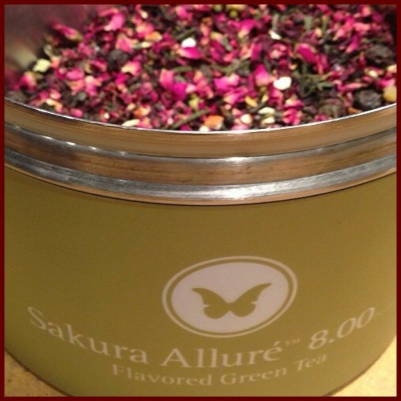 💟 🦄 💟 NEW! TEAVANA SAKURA ALLURE 2 OZ GREEN TEA SEALED GRAY BAG! RARE! 🍭💋
