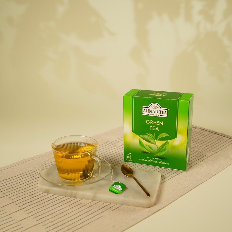 Green Tea Teabags, 100 Count - Caffeinated, Sugar-Free & Antioxidant gallery
