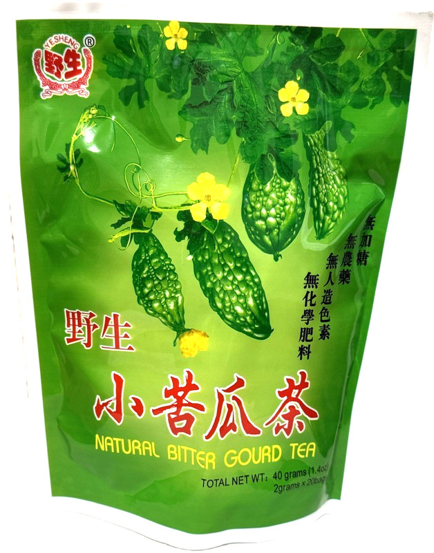 Yesheng Natural Bitter Gourd Tea 20 Tea Bags 40g Wild Bitter Melon Herbal Tea