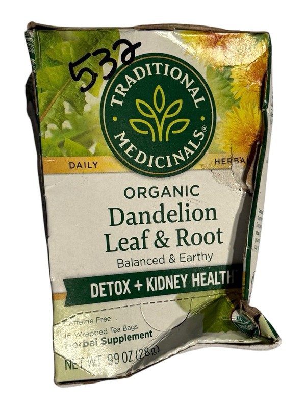 Traditional Medicinals Organic Dandelion Leaf & Root Tea – 16 Bags – Ex: 2/28