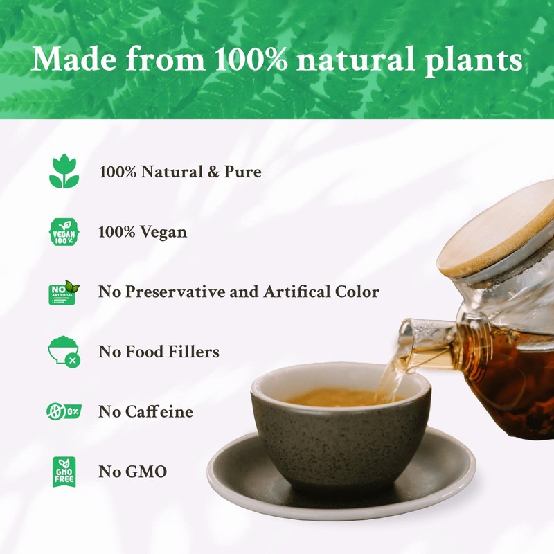 Liver Support Herbal Tea, 9 Ingredients, Daily Liver Health Tea (15 Cups) 100g gallery