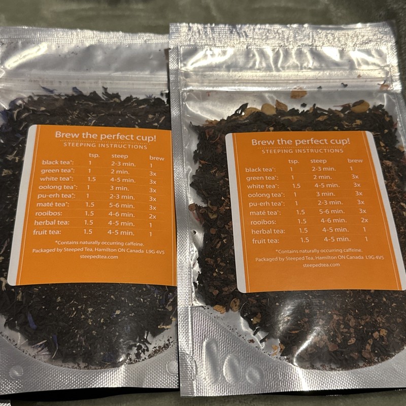 Steeped Tea- Mega Bundle Loose Leaf Teas. Flavor Variety! Great For Gifting! gallery
