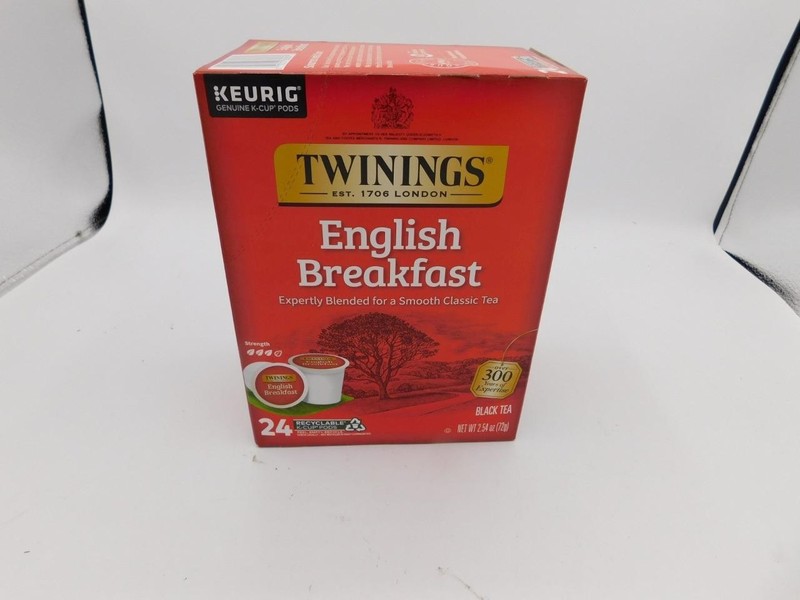 Twinings English Breakfast Smooth Classic Black Tea 24 K-Cup Pods 2028 Free Ship