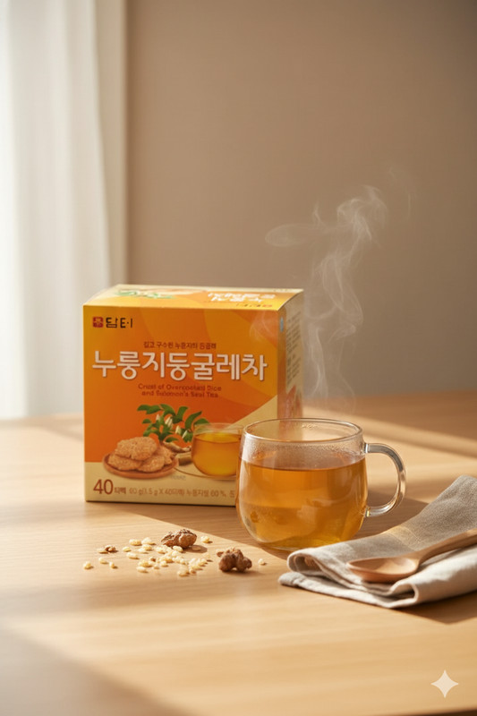 Damtuh Korean Roasted Rice & Solomon's Seal Tea 누룽지 둥굴래차 Traditional Herbal Tea gallery