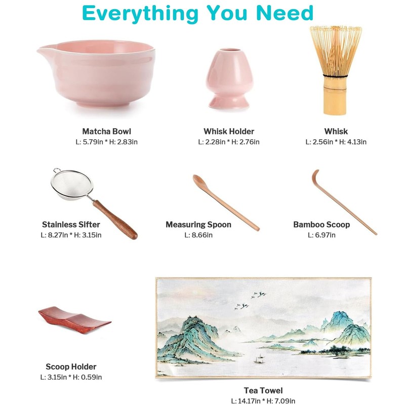 Premium Matcha Ceremony Set – Complete 9-Pcs Ritual Kit – Presented in Luxury... gallery