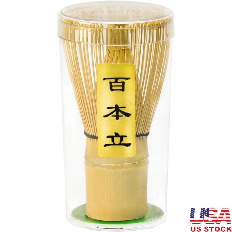Premium Bamboo Matcha Whisk Set Handmade Tea Accessories Gift Matcha Lovers New