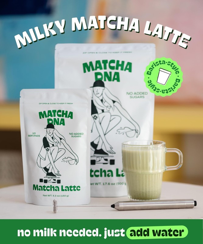 MatchaDNA Matcha Latte – Sweet Powder with 5.3 Ounce (Pack of 1) gallery