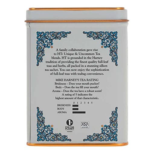 Harney & Sons Tea Decaffeinated, Great Present 20 Count (Pack of 1), Cream gallery