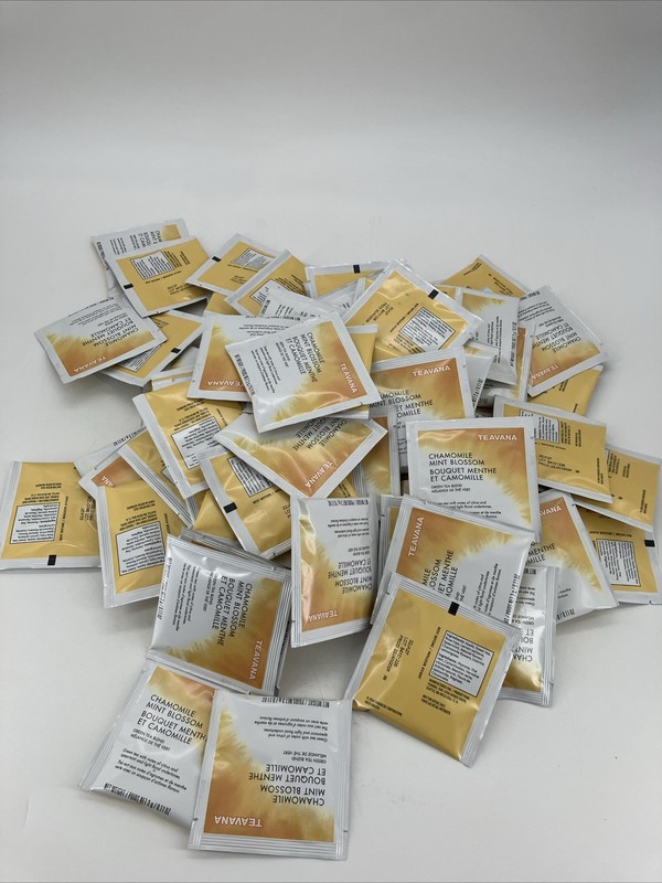 Starbucks Teavana Tea Sachets Chamomile Mint Blossom Herbal 90+ Sachets Exp 2027