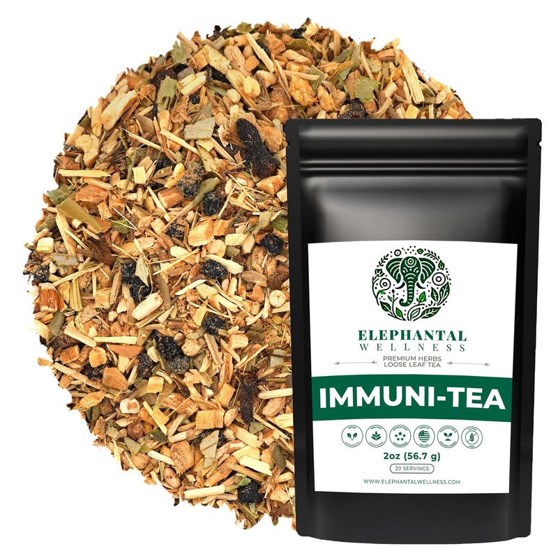 Elephantal Wellness Premium Immuni-Tea | Immune System Respiratory Support w…