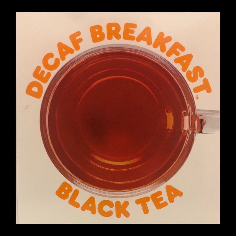 Dunkin Donuts Decaf Breakfast Black Tea With 15 tea bags Decaffeinated Black Tea