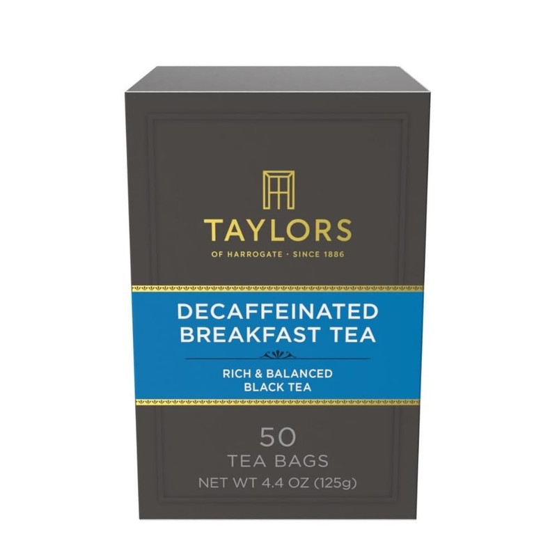 Decaffeinated Breakfast, Black Tea, Pillow Bags, 50 Count, Pack of 1 Rich, Br... gallery