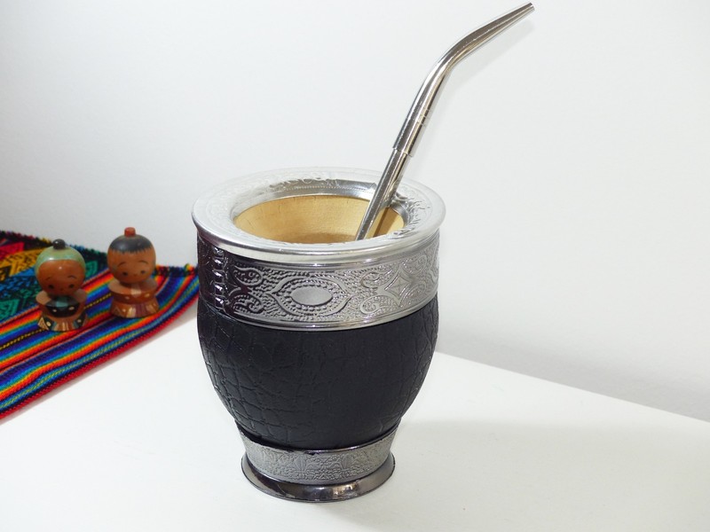 Imperial Mate Gourd + Straw + Gift – For Yerba Mate Tea – Handmade – Argentina